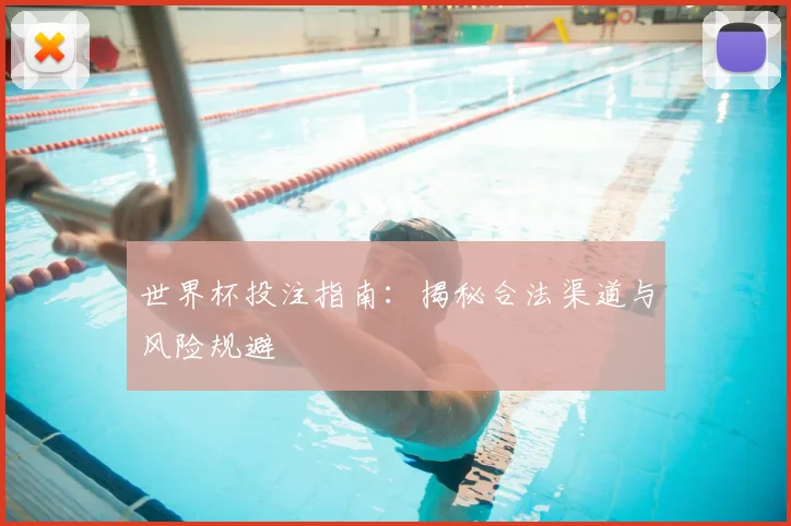 世界杯投注指南：揭秘合法渠道与风险规避