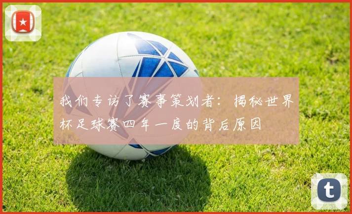 我们专访了赛事策划者:揭秘世界杯足球赛四年一度的背后原因