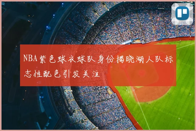 NBA紫色球衣球队身份揭晓湖人队标志性配色引发关注